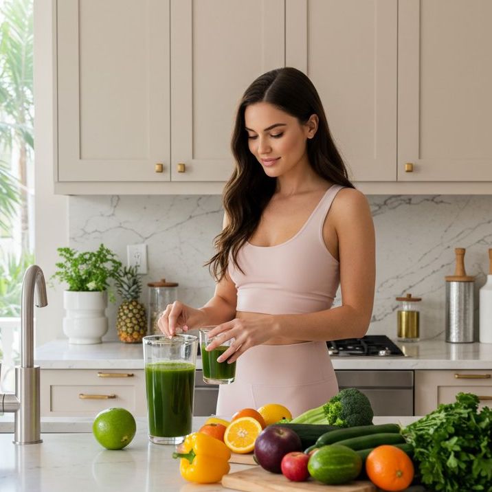 About me clean girl kitchen