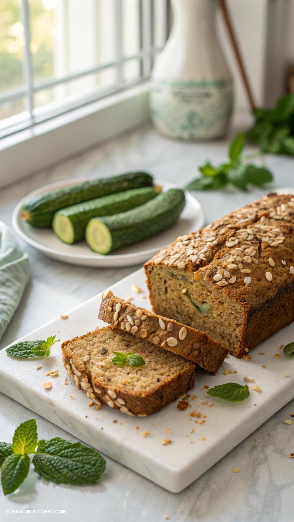 healthy baking recipes Whole Wheat Zucchini Bread