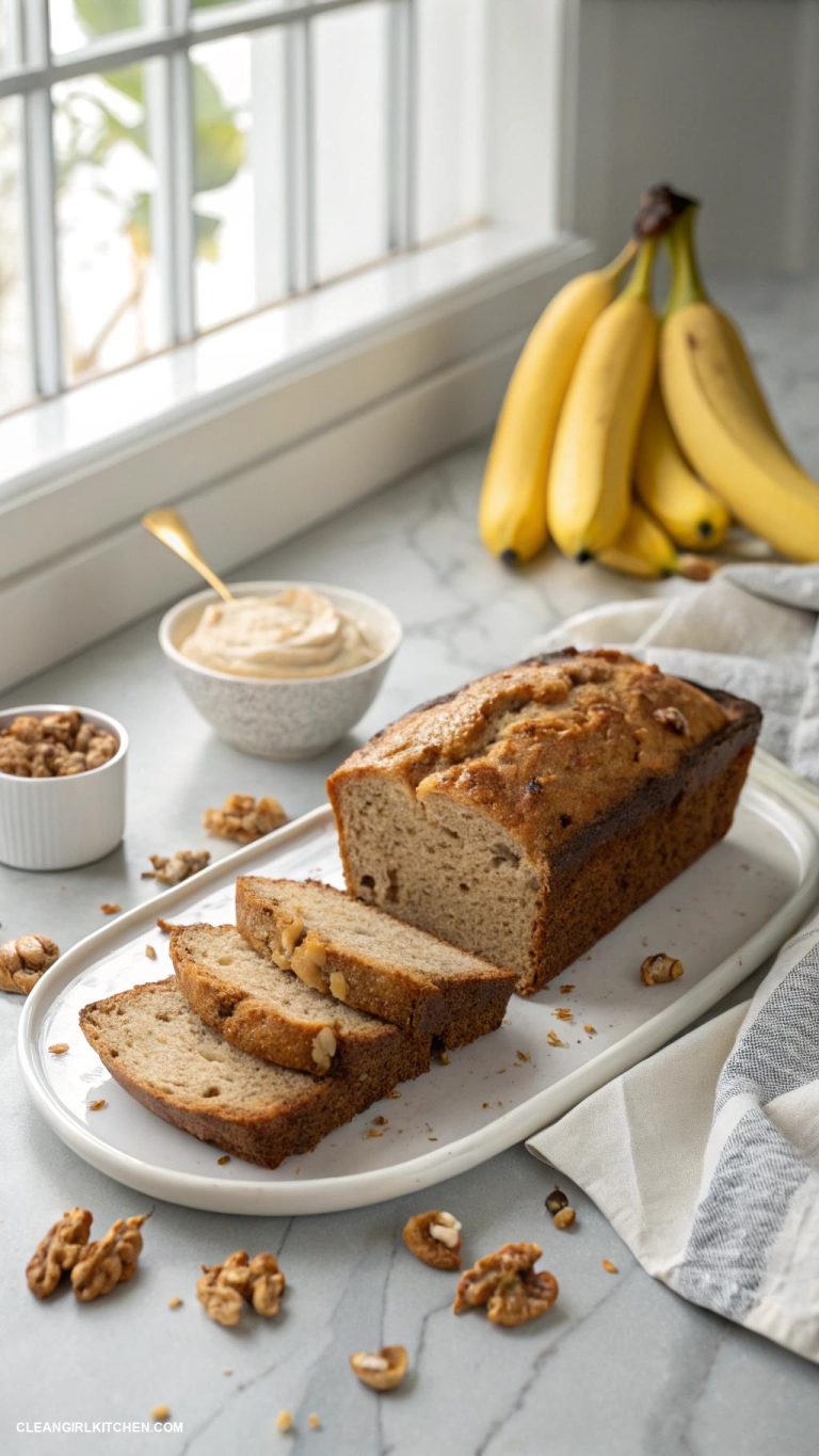 healthy banana bread