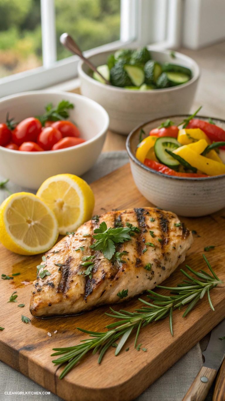 healthy chicken recipes Grilled Lemon Herb Chicken