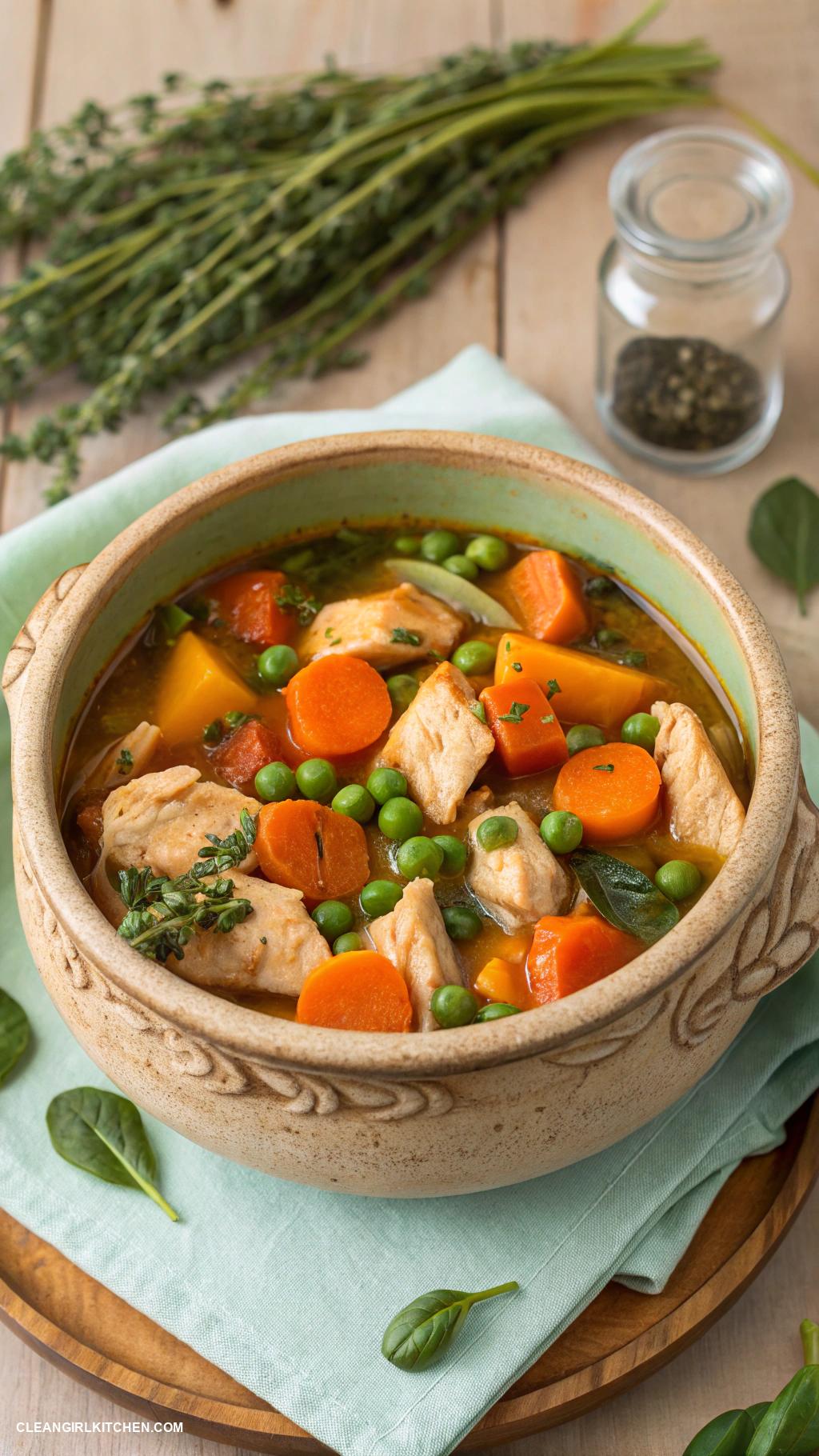 healthy chicken recipes Slow Cooker Chicken Vegetable Stew
