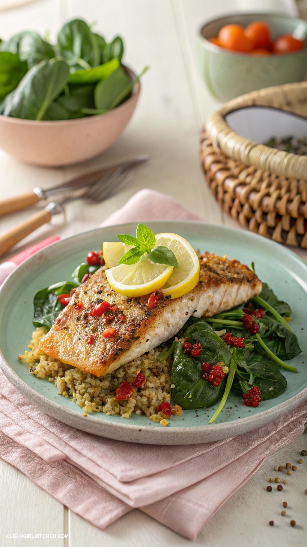 healthy fish recipes Spicy Baked Barramundi