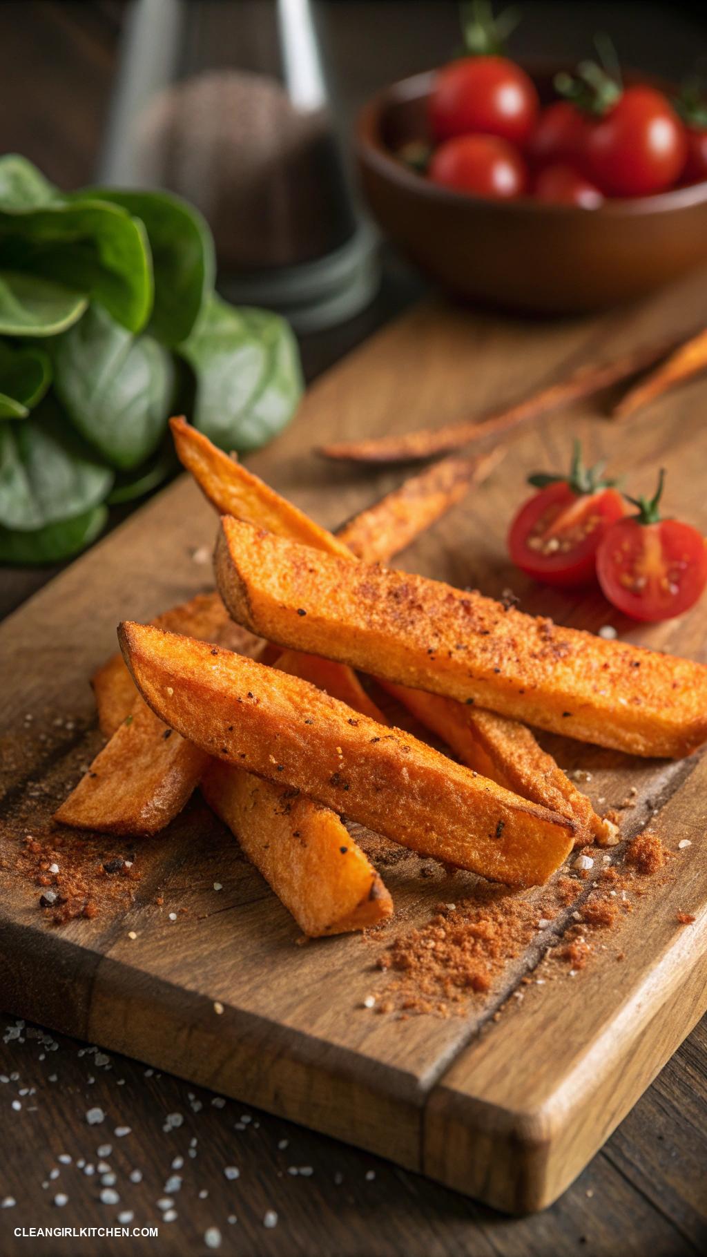 healthy foods Baked Sweet Potato Fries