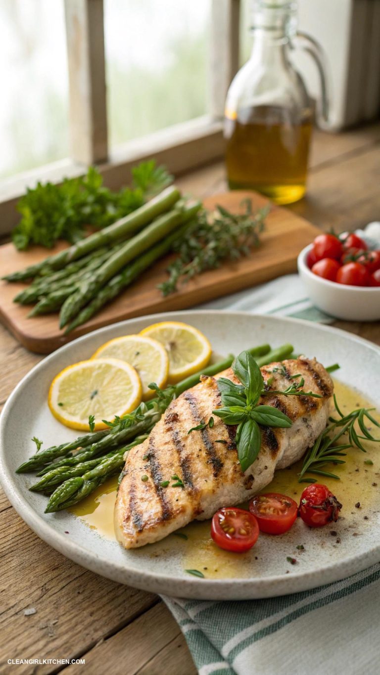 healthy foods Grilled Lemon Herb Chicken