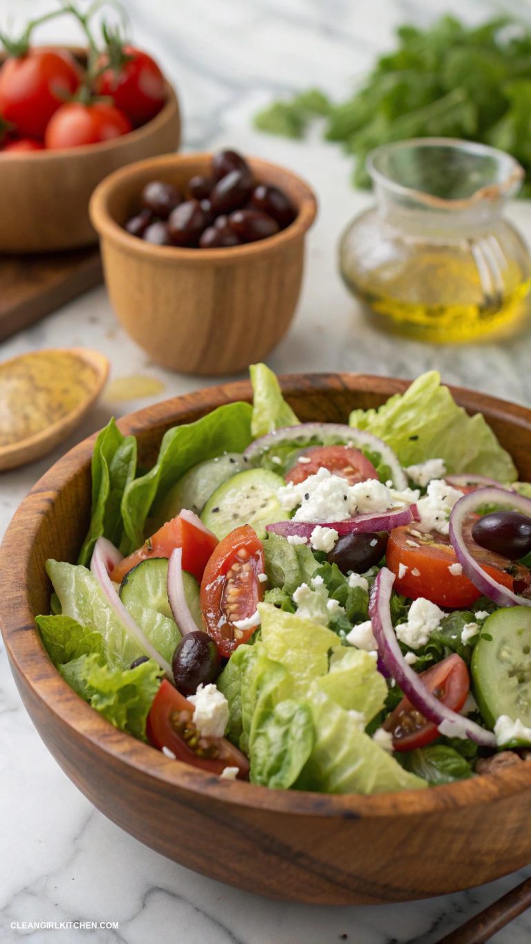 healthy salad recipes Greek Salad with Feta and Olives