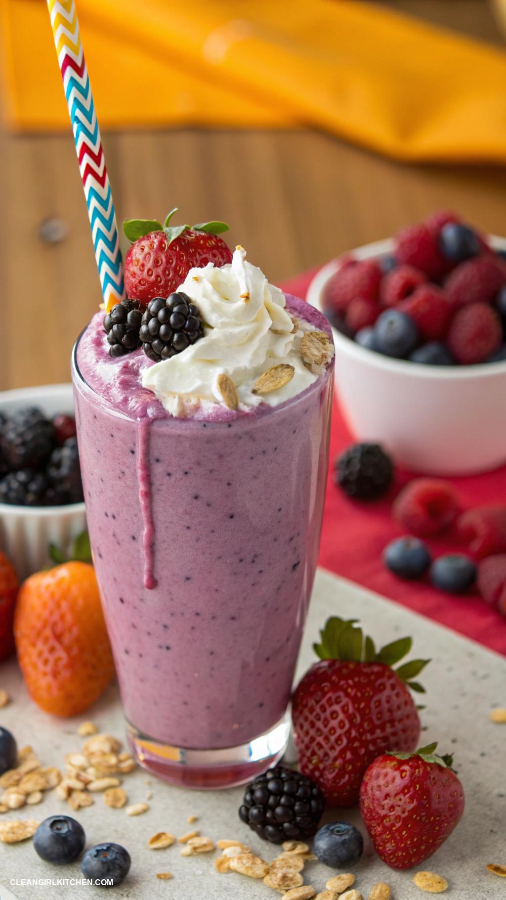 healthy smoothie recipes Berry Blast Smoothie Combine mixed berries Greek yogurt honey and a splash of orange juice for a refreshing treat