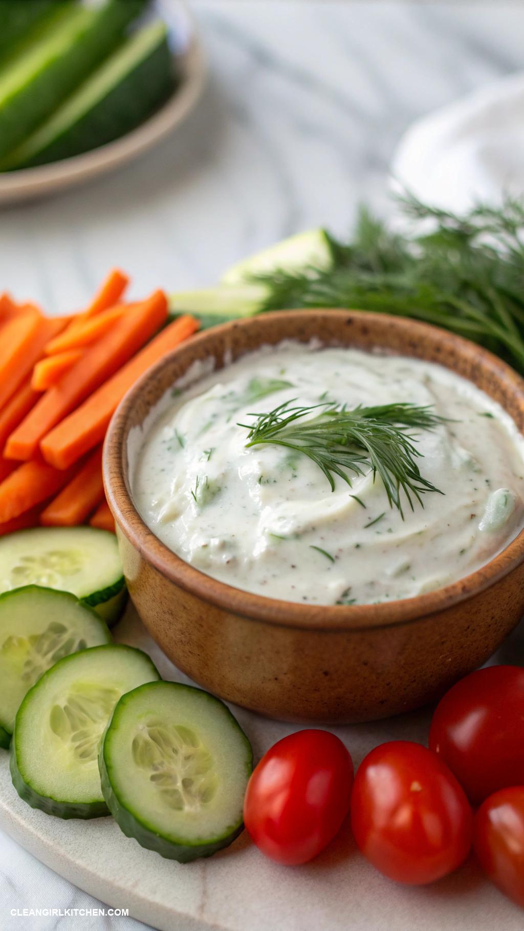greek yogurt recipes Cucumber and Dill Greek Yogurt Dip