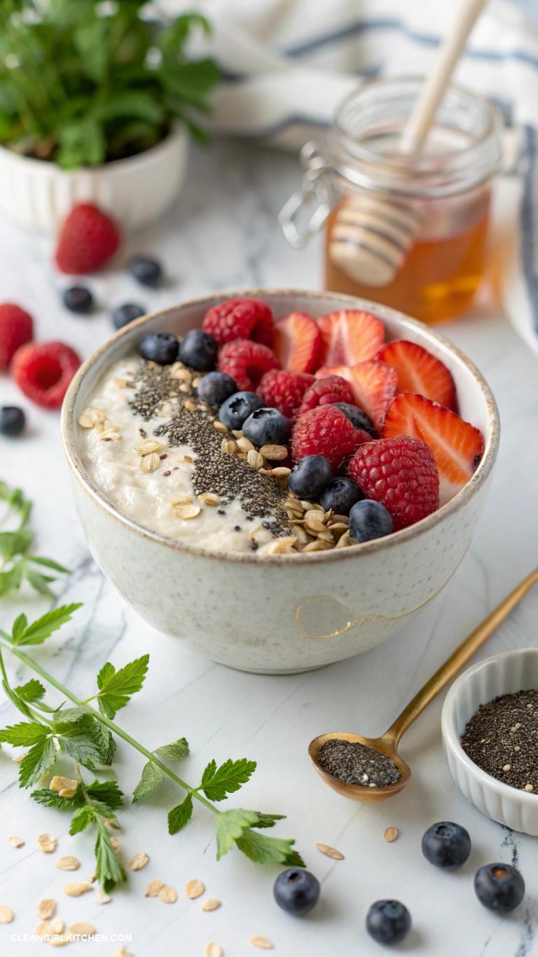 greek yogurt recipes Overnight Oats with Greek Yogurt and Chia Seeds