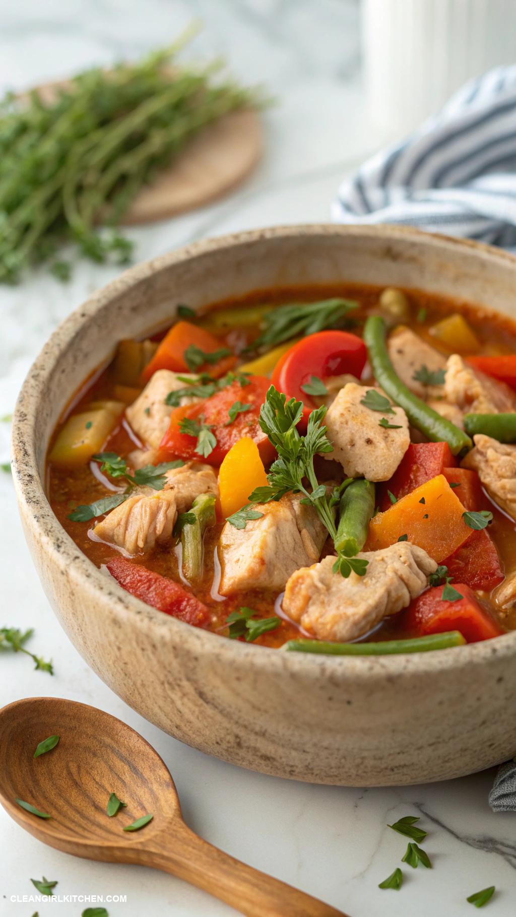 healthy crockpot chicken recipes Crockpot Chicken and Vegetable Stew