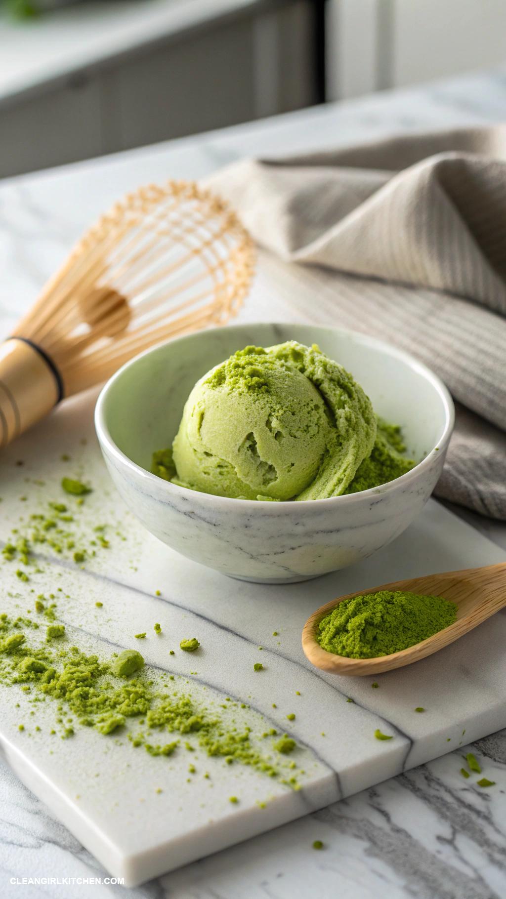 healthy ninja creami ice cream recipes Green Tea Matcha Ice Cream