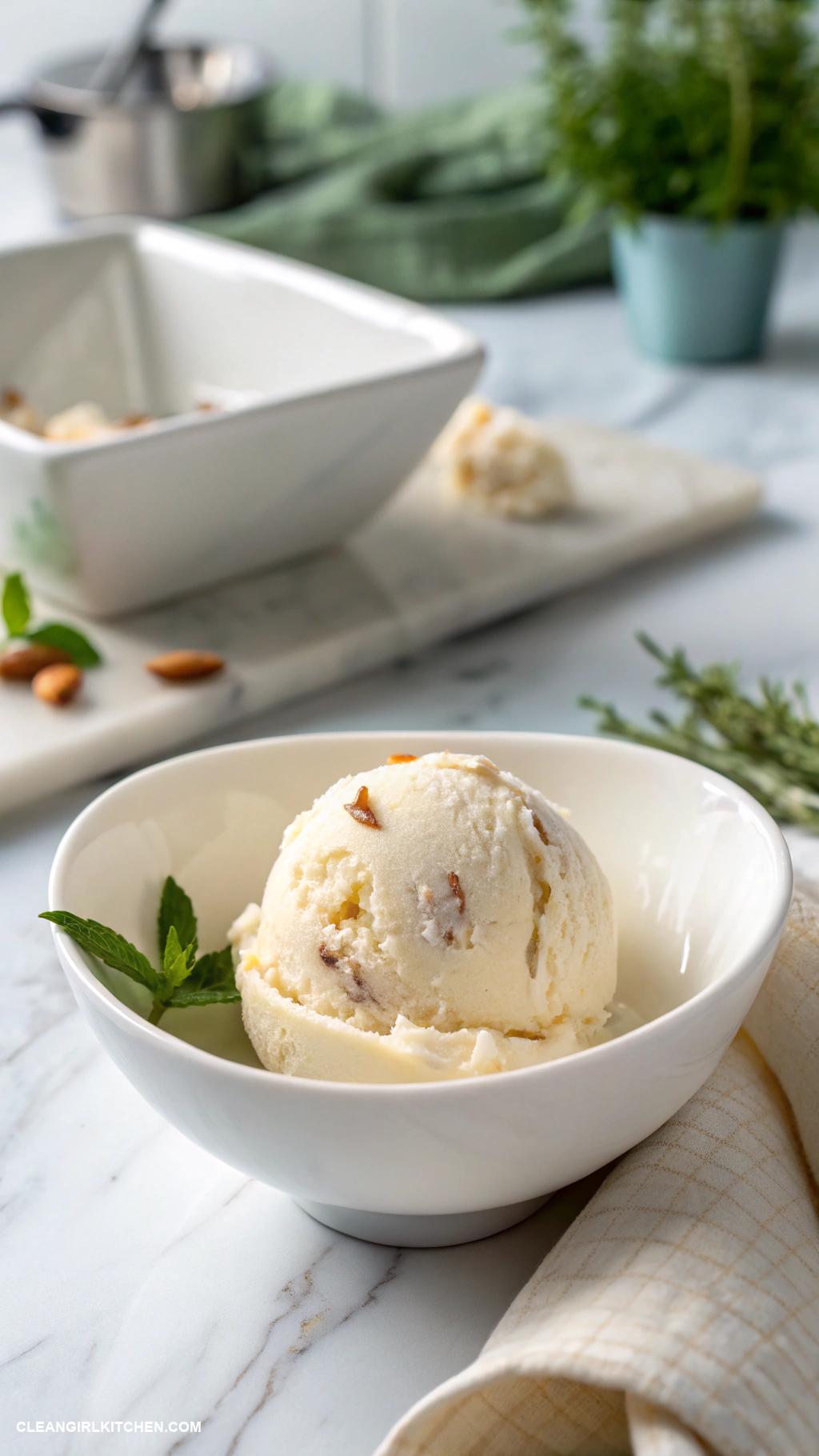 healthy ninja creami ice cream recipes Vanilla Almond Milk Ice Cream