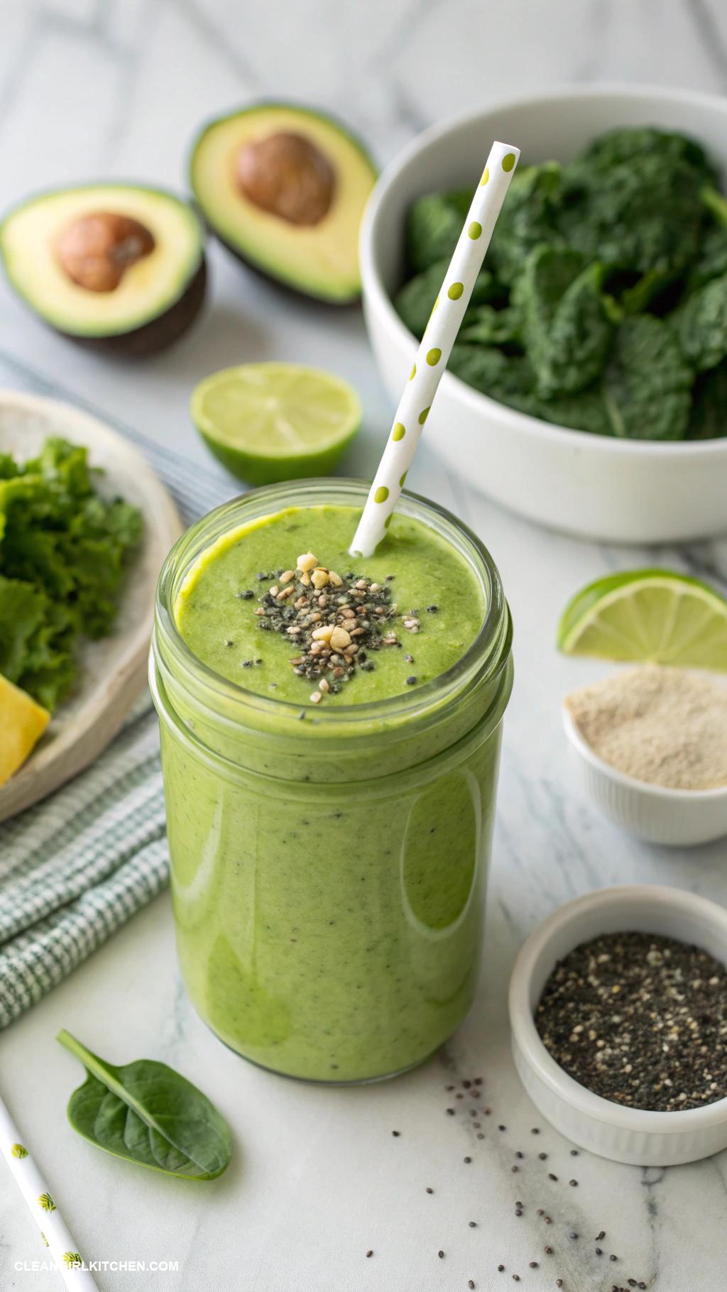 protein smoothies recipes Green Protein Detox Smoothie