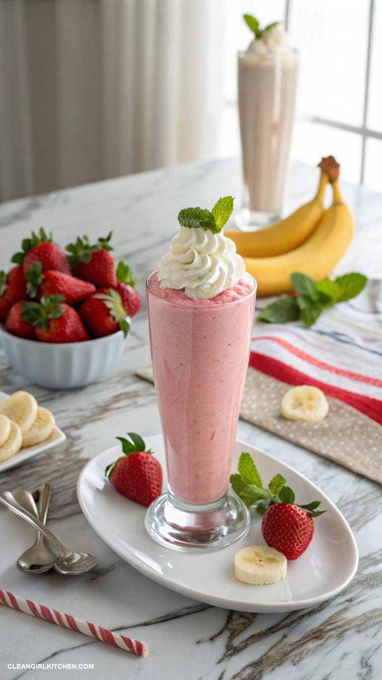 strawberry banana smoothie