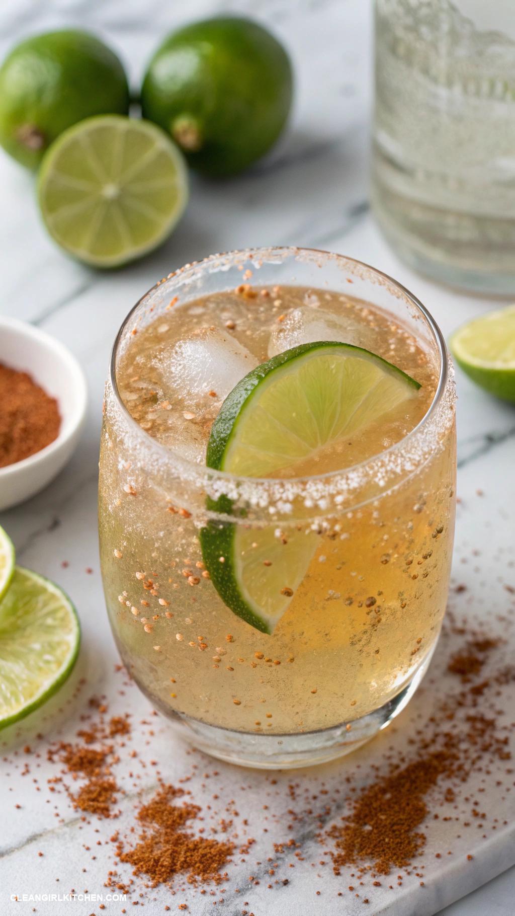 apple cider vinegar detox drinks Chili Lime Zest 1 tablespoon of apple cider vinegar juice of 1 lime a pinch of chili powder and 8 ounces of cool water