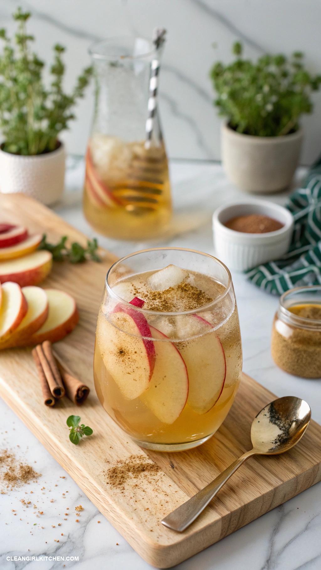 apple cider vinegar detox drinks Classic Apple Cider Vinegar Drink 1 tablespoon of apple cider vinegar mixed with 8 ounces of warm water and a teaspoon of honey