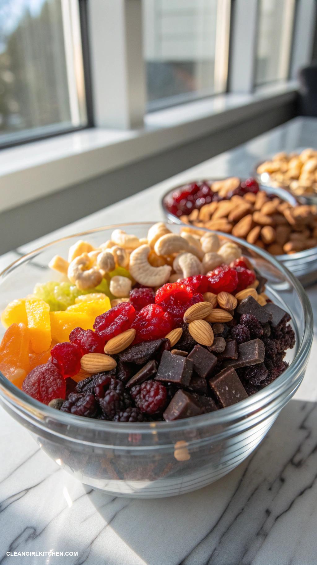 healthy camping meals Fruit and Nut Trail Mix