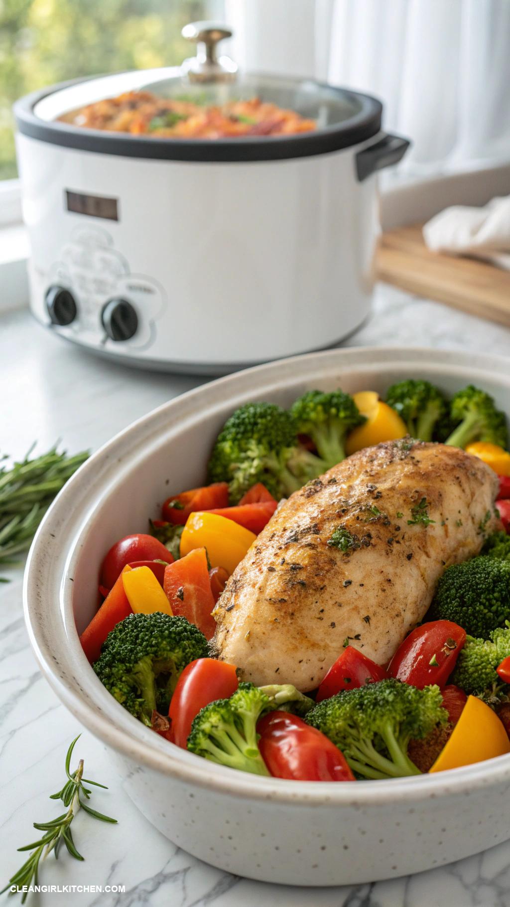 healthy chicken breast recipes Slow Cooker Chicken Breast with Vegetables