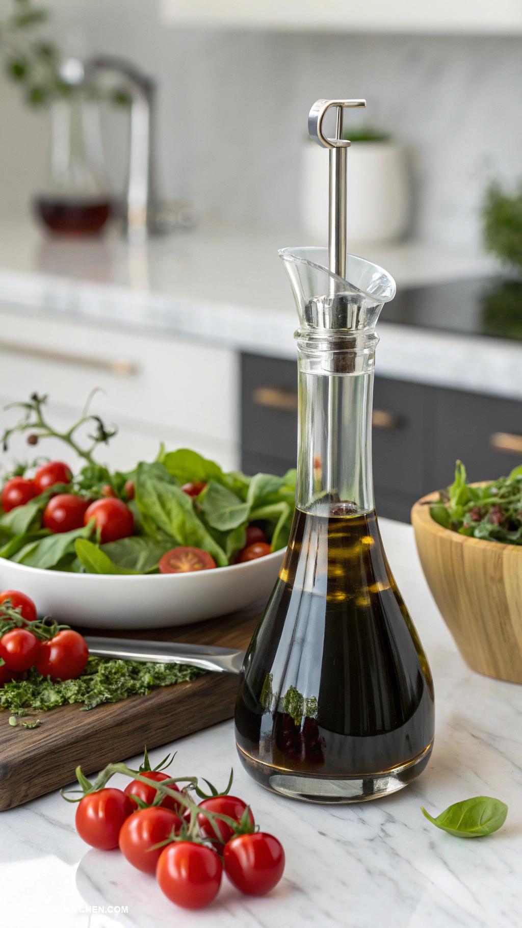 healthy salad dressing Balsamic Vinegar and Olive Oil