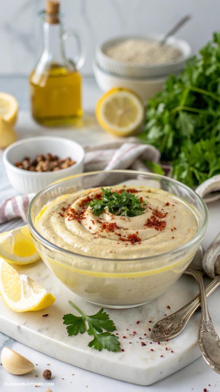 healthy salad dressing Hummus Dressing