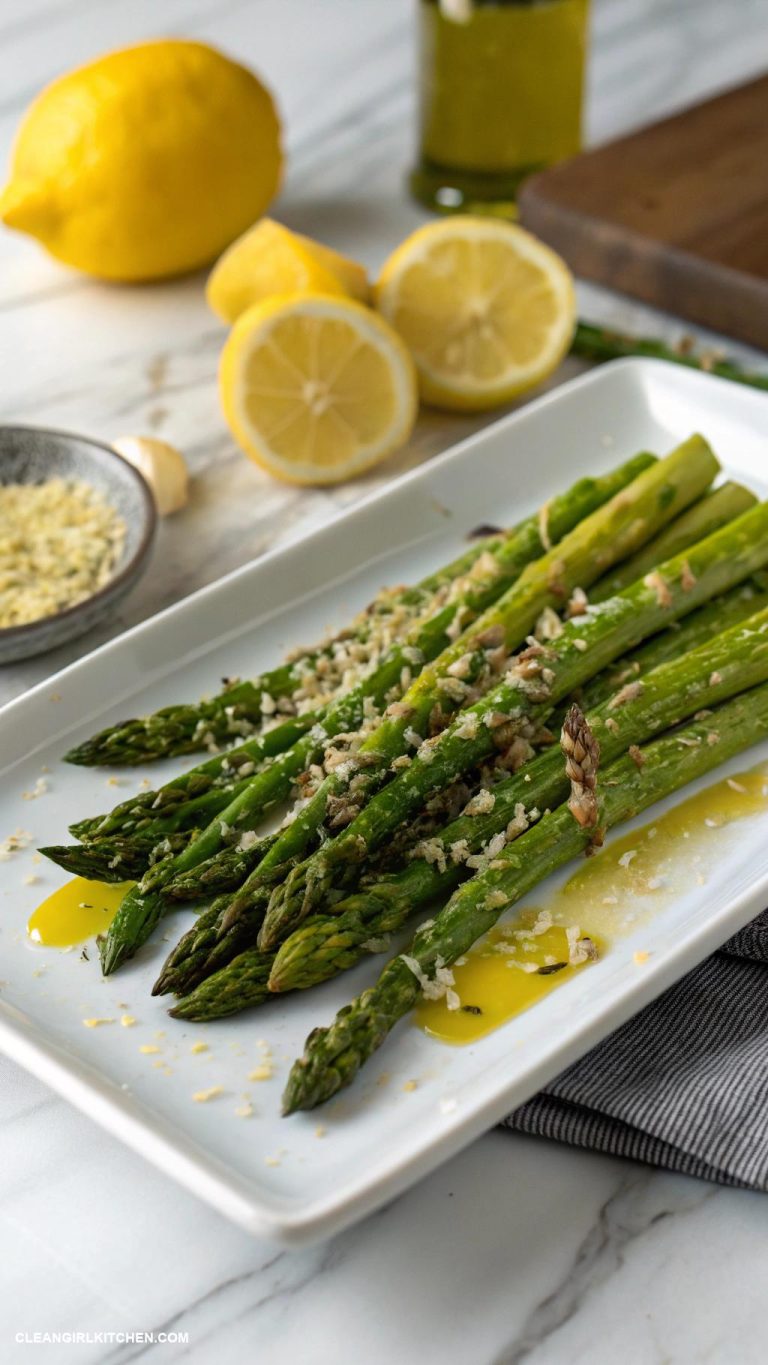 lemon garlic asparagus