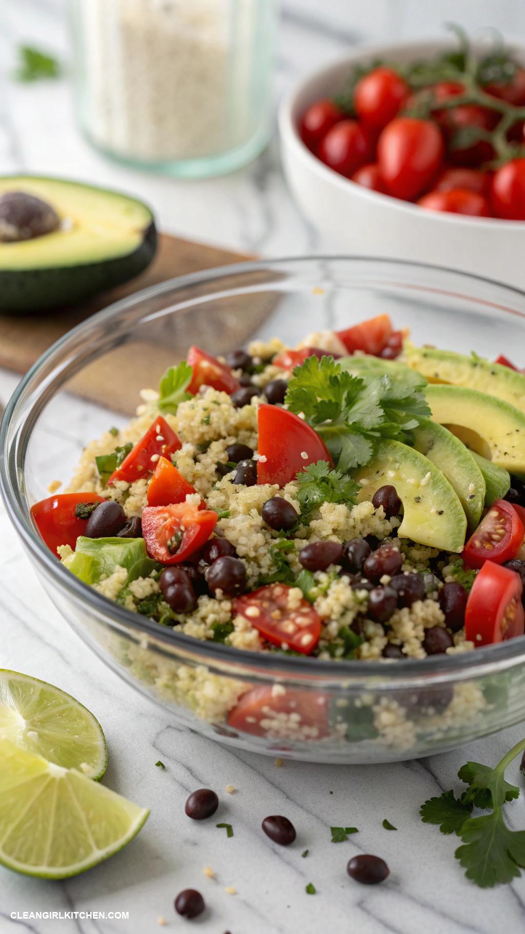detox salads Quinoa and Black Bean Salad