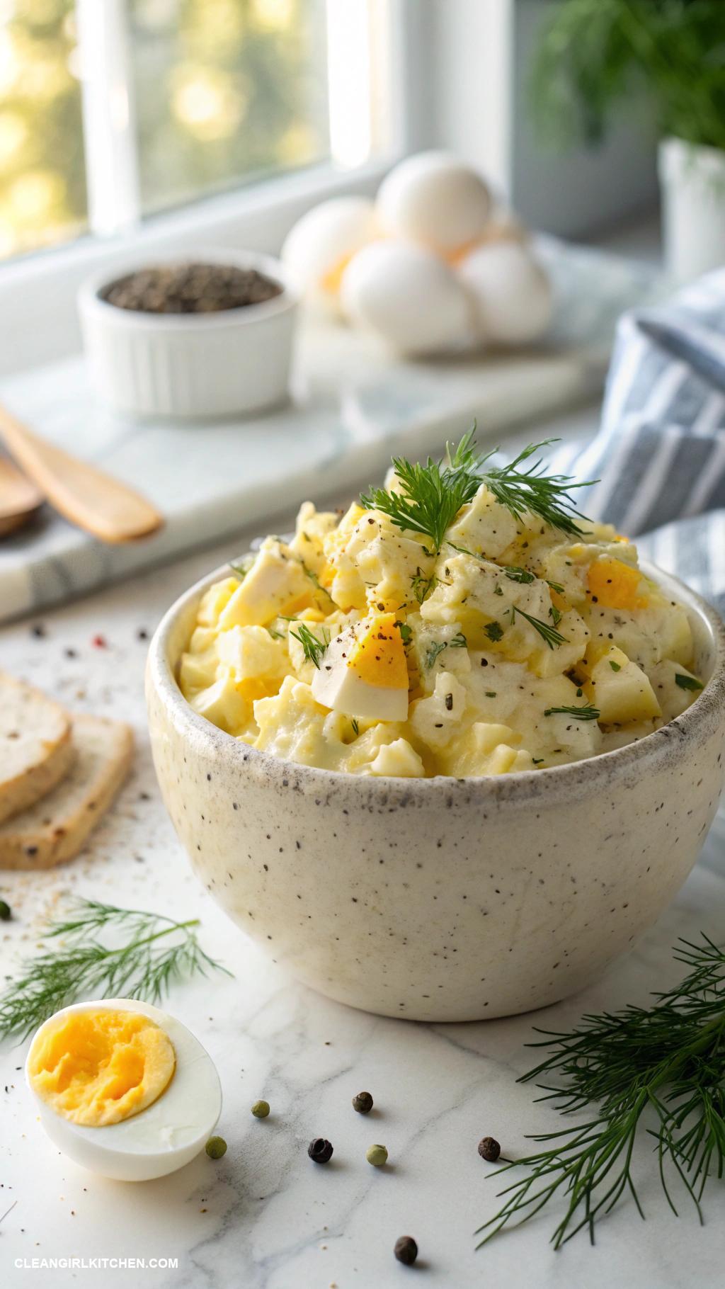 egg salad recipes Classic Egg Salad with Greek Yogurt and Mustard