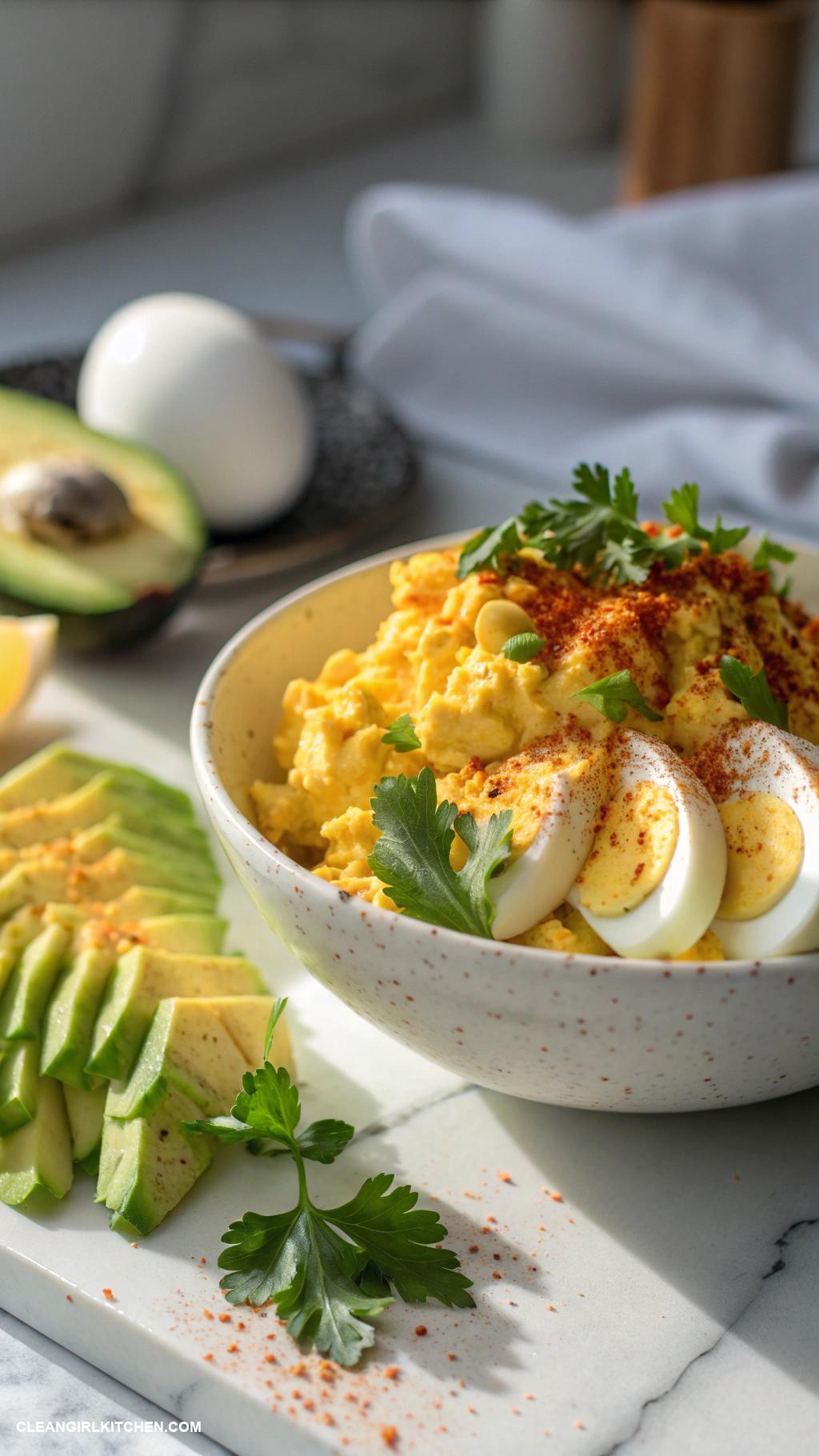 egg salad recipes Smoky Paprika Egg Salad with Avocado