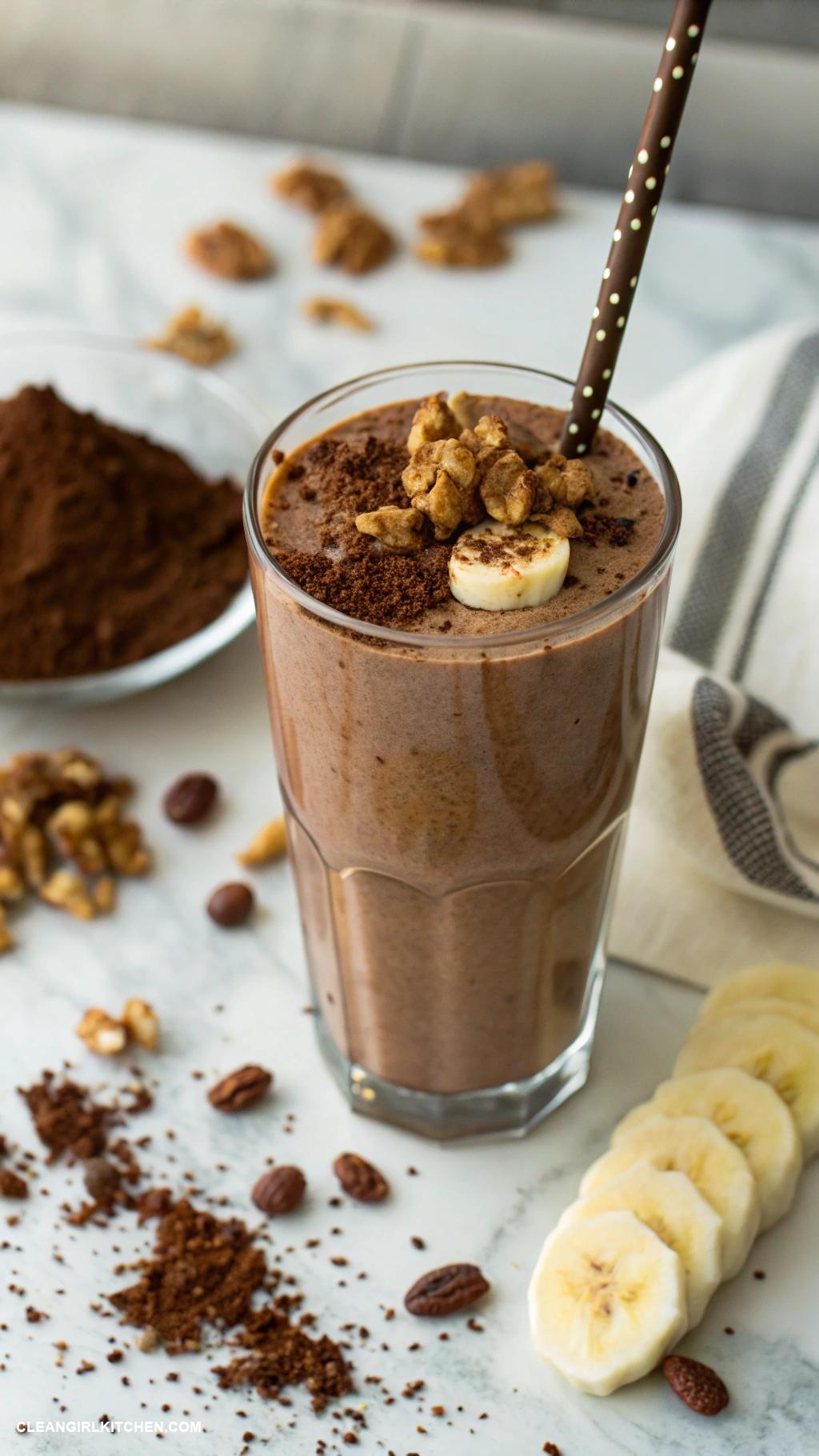 fruit smoothie recipes Cocoa Banana Nut Smoothie