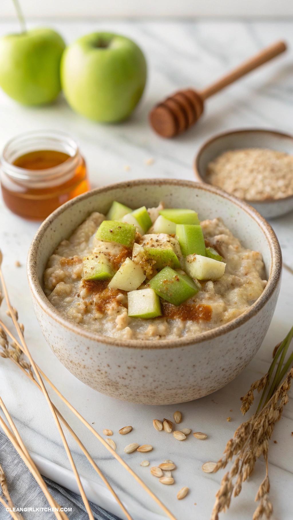 gluten free breakfasts Gluten Free Oatmeal with Apples and Cinnamon