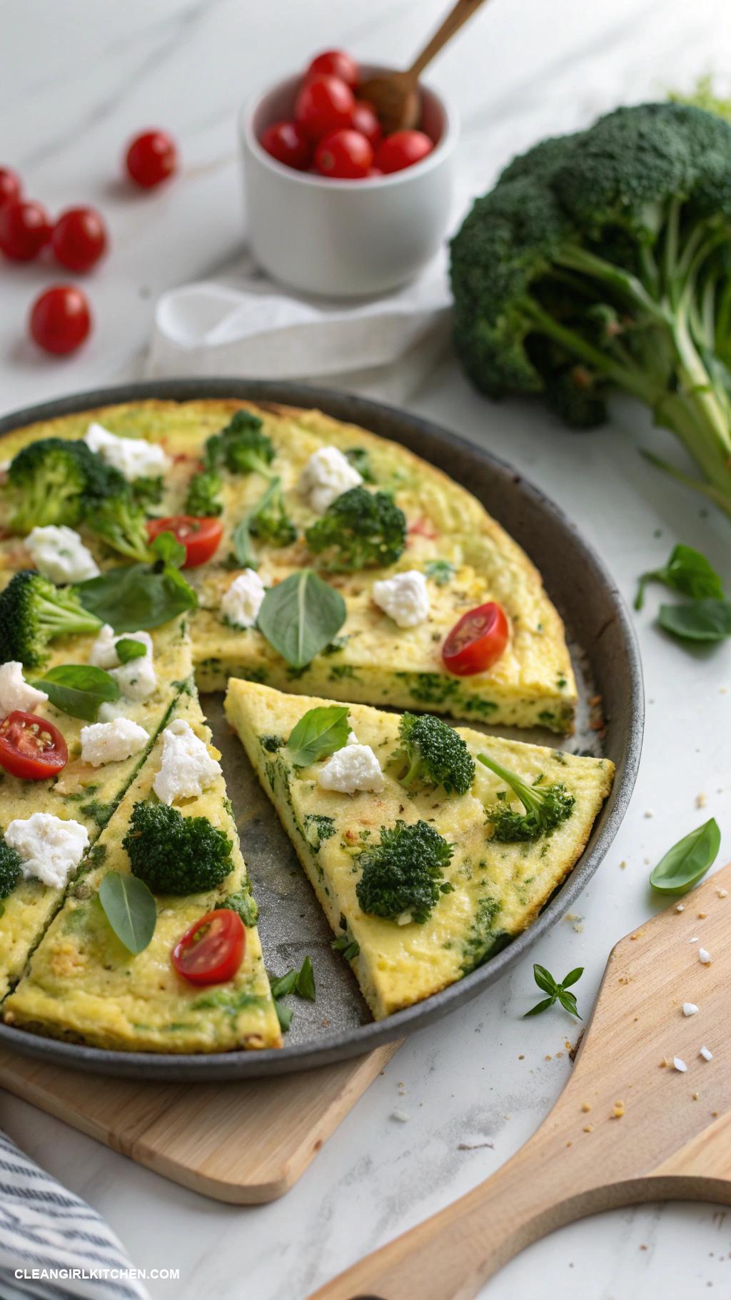 healthy broccoli recipes Savory Broccoli Frittata
