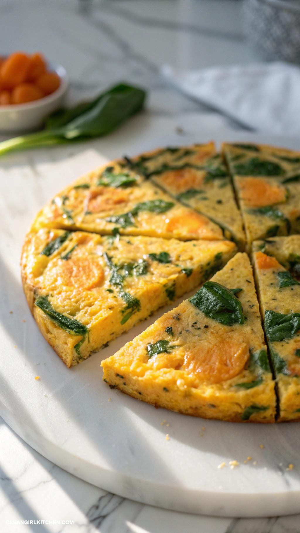 healthy butternut squash recipes Butternut Squash and Spinach Frittata