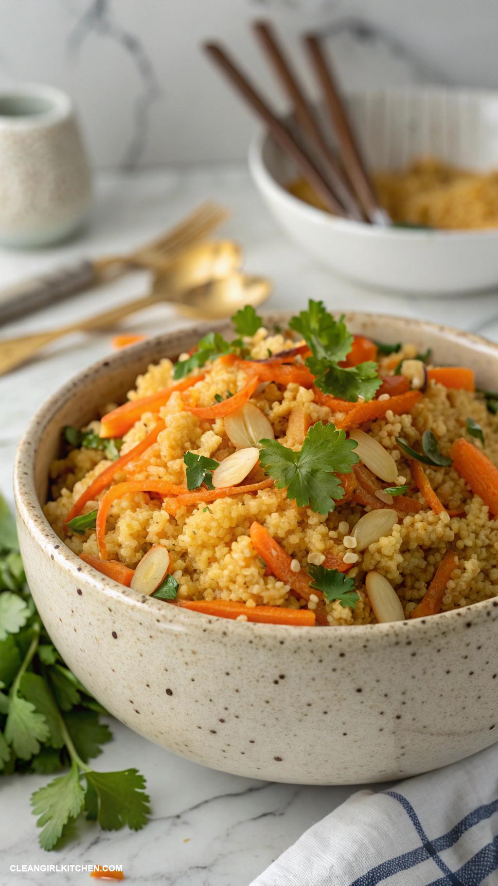 healthy carrot recipes Carrot and Quinoa Pilaf