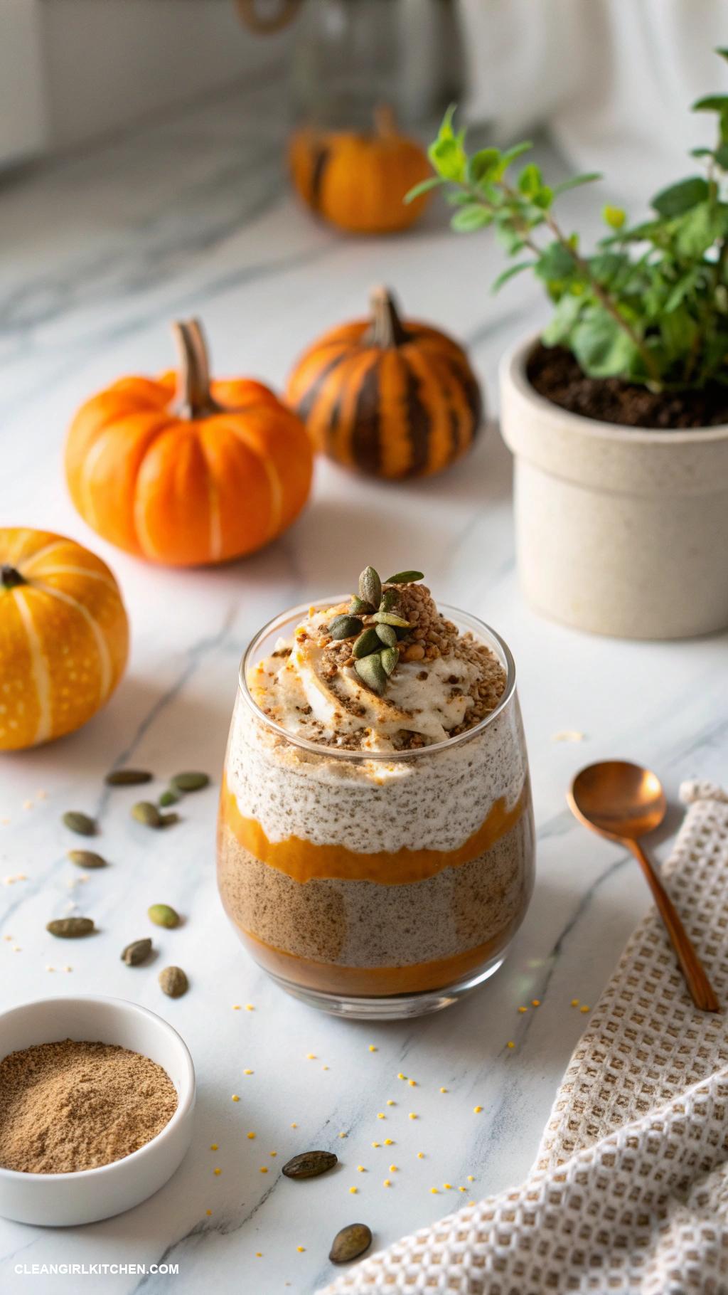 healthy chia seed pudding recipes Pumpkin Spice Chia Seed Pudding Mix 14 cup chia seeds 1 cup almond milk 12 cup pumpkin puree and pumpkin spice for a fall inspired treat