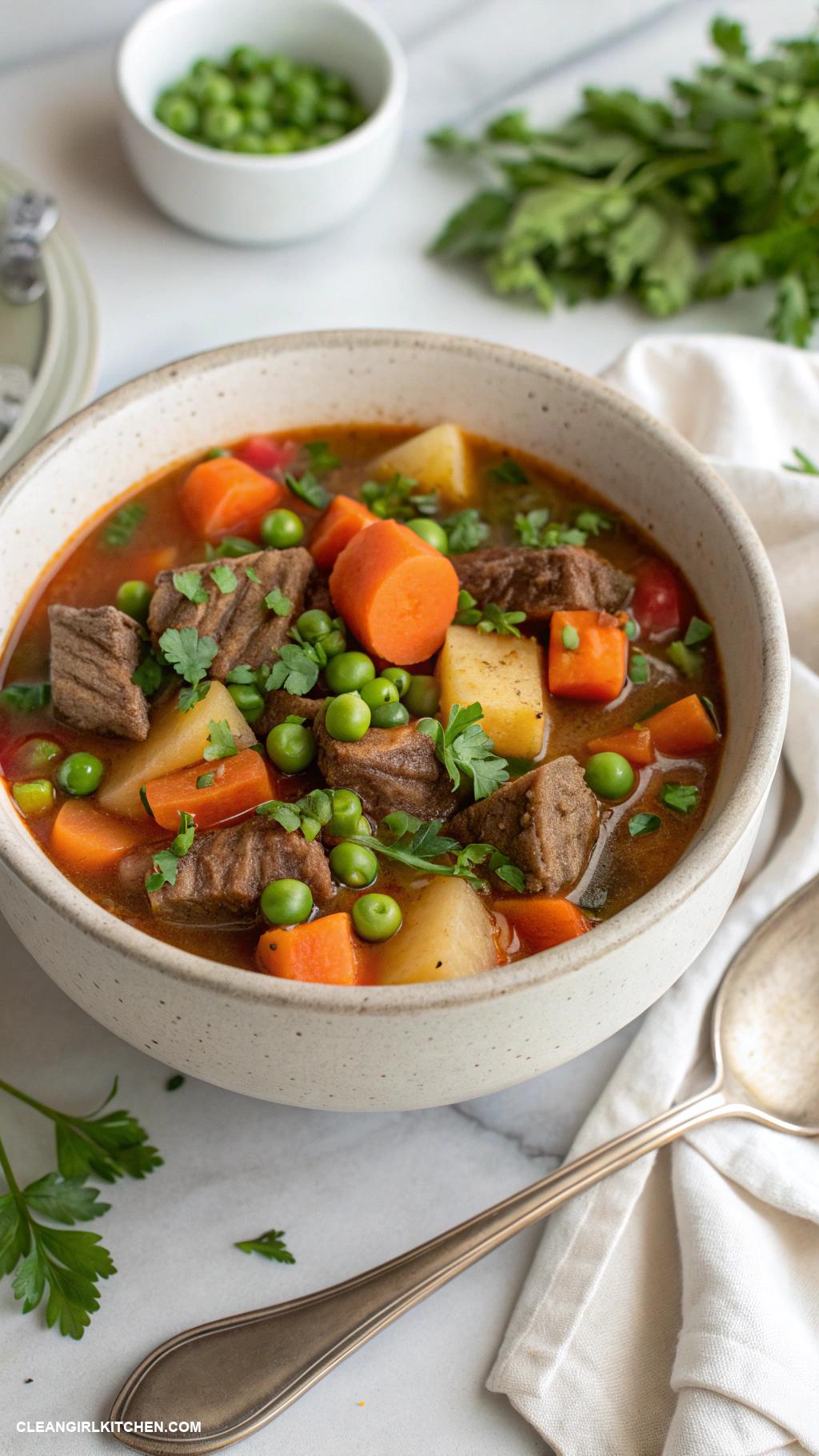 healthy crockpot recipes Crockpot Beef and Vegetable Soup