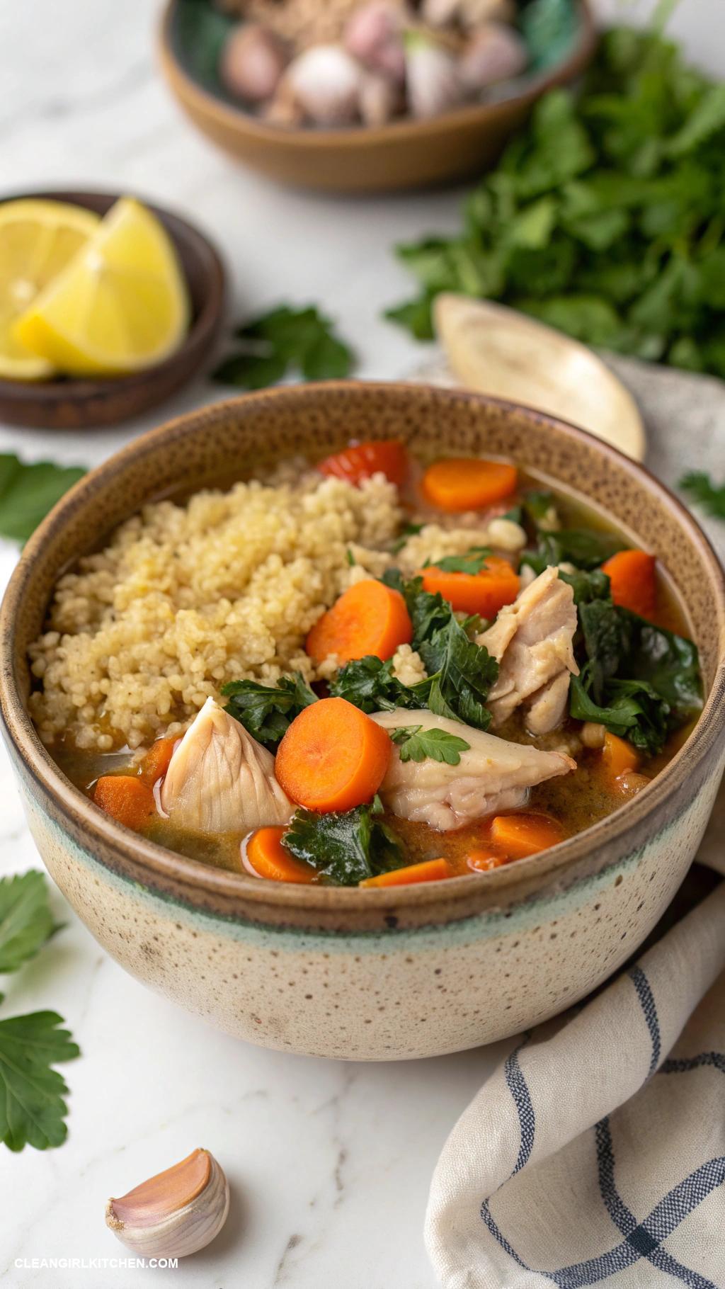 healthy crockpot recipes Crockpot Chicken and Quinoa Stew