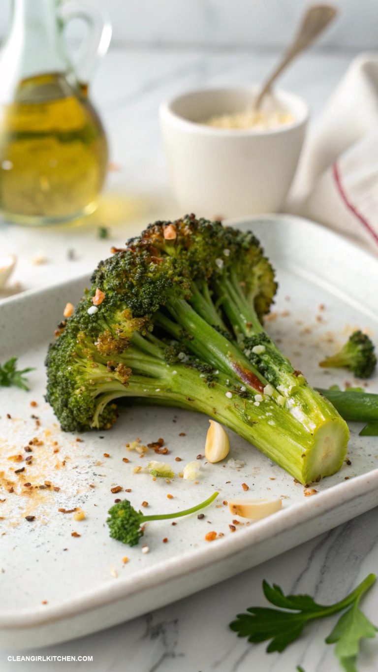 healthy garlic recipes Garlic Roasted Broccoli