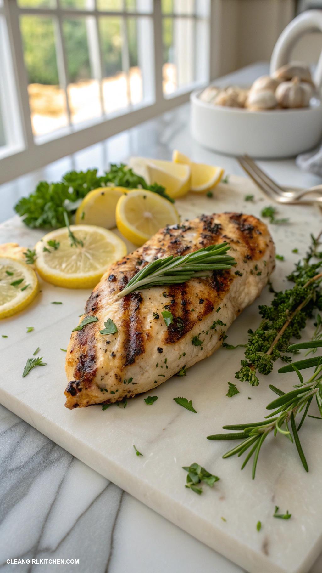 healthy garlic recipes Garlic and Herb Grilled Chicken