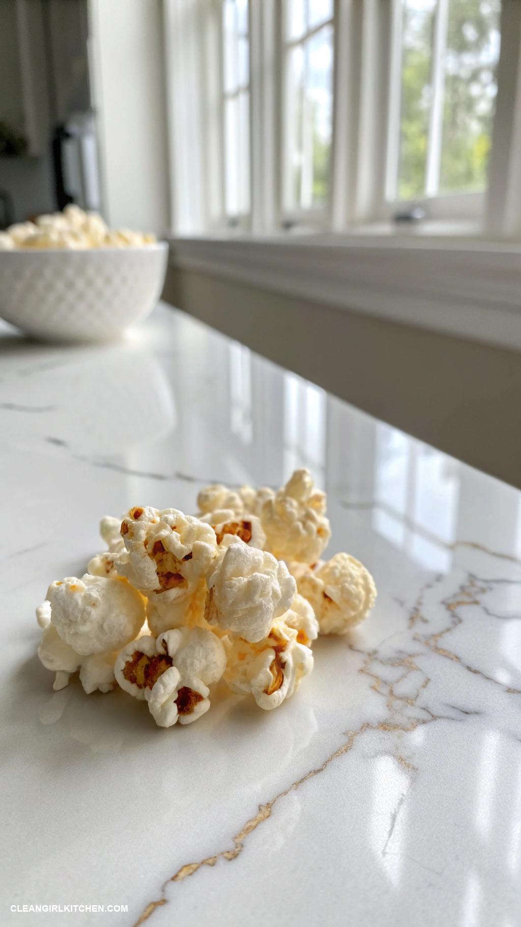 healthy road trip snacks Air popped popcorn with minimal seasoning