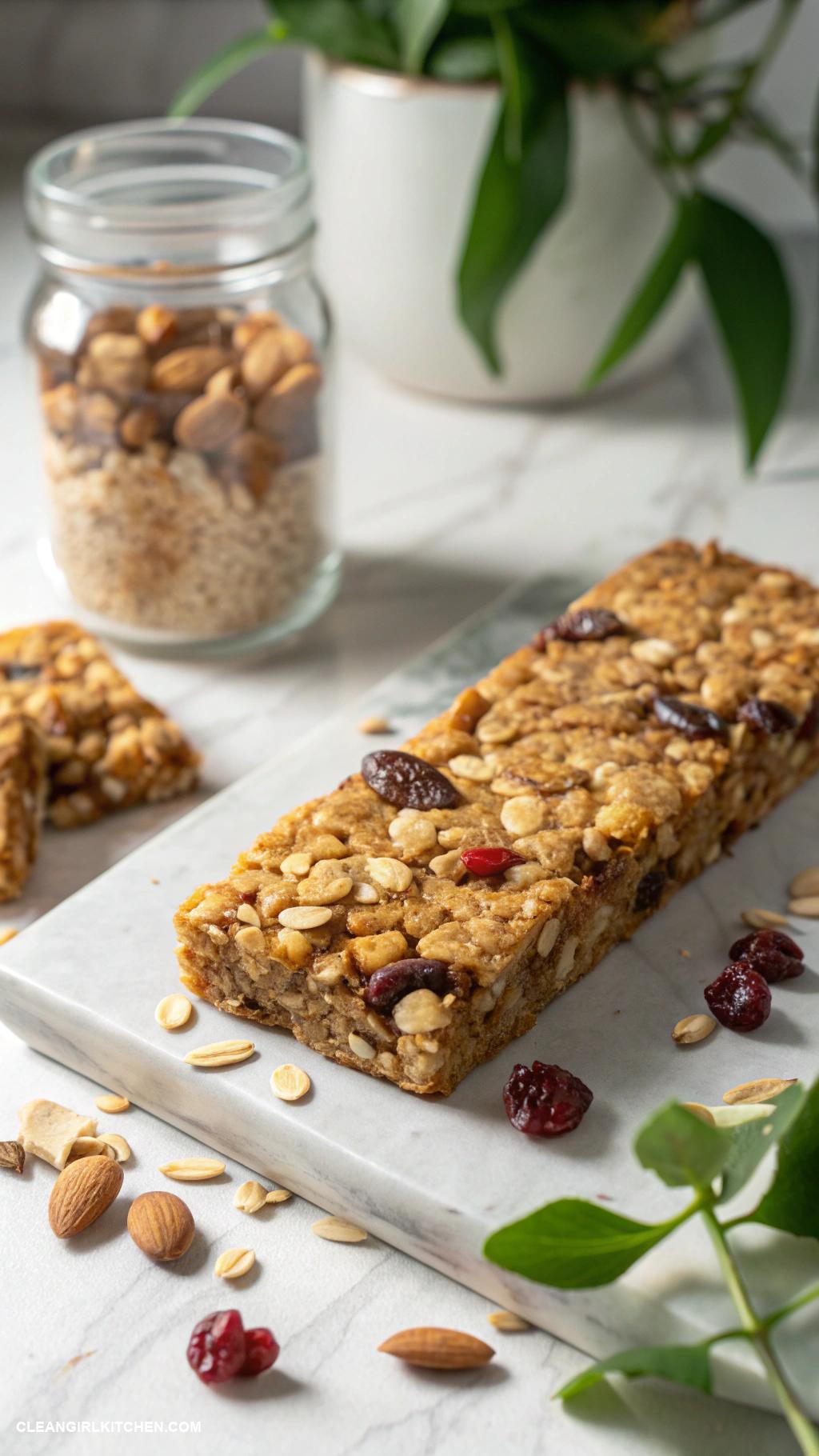 healthy road trip snacks Whole grain granola bars or protein bars