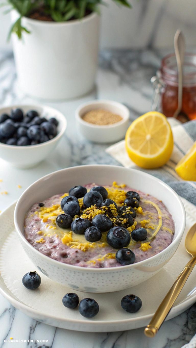 lemon blueberry overnight oats