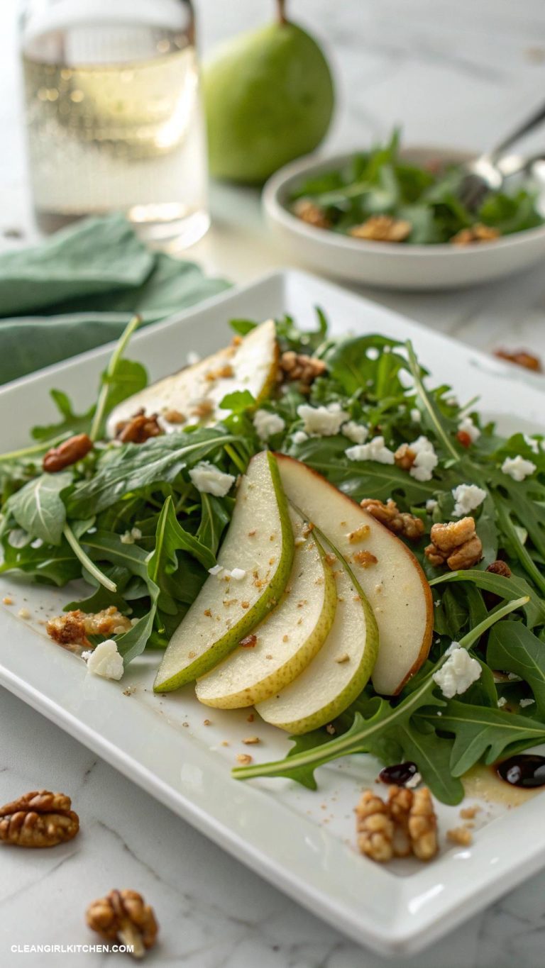 pear and arugula salad