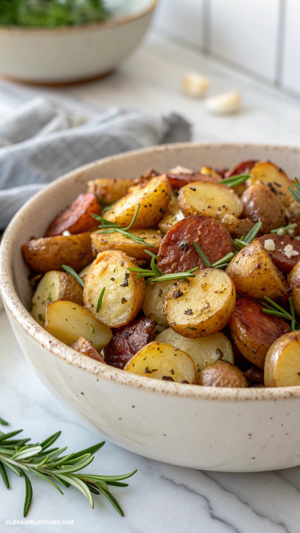 potato salad recipes Roasted Garlic and Rosemary Potato Salad