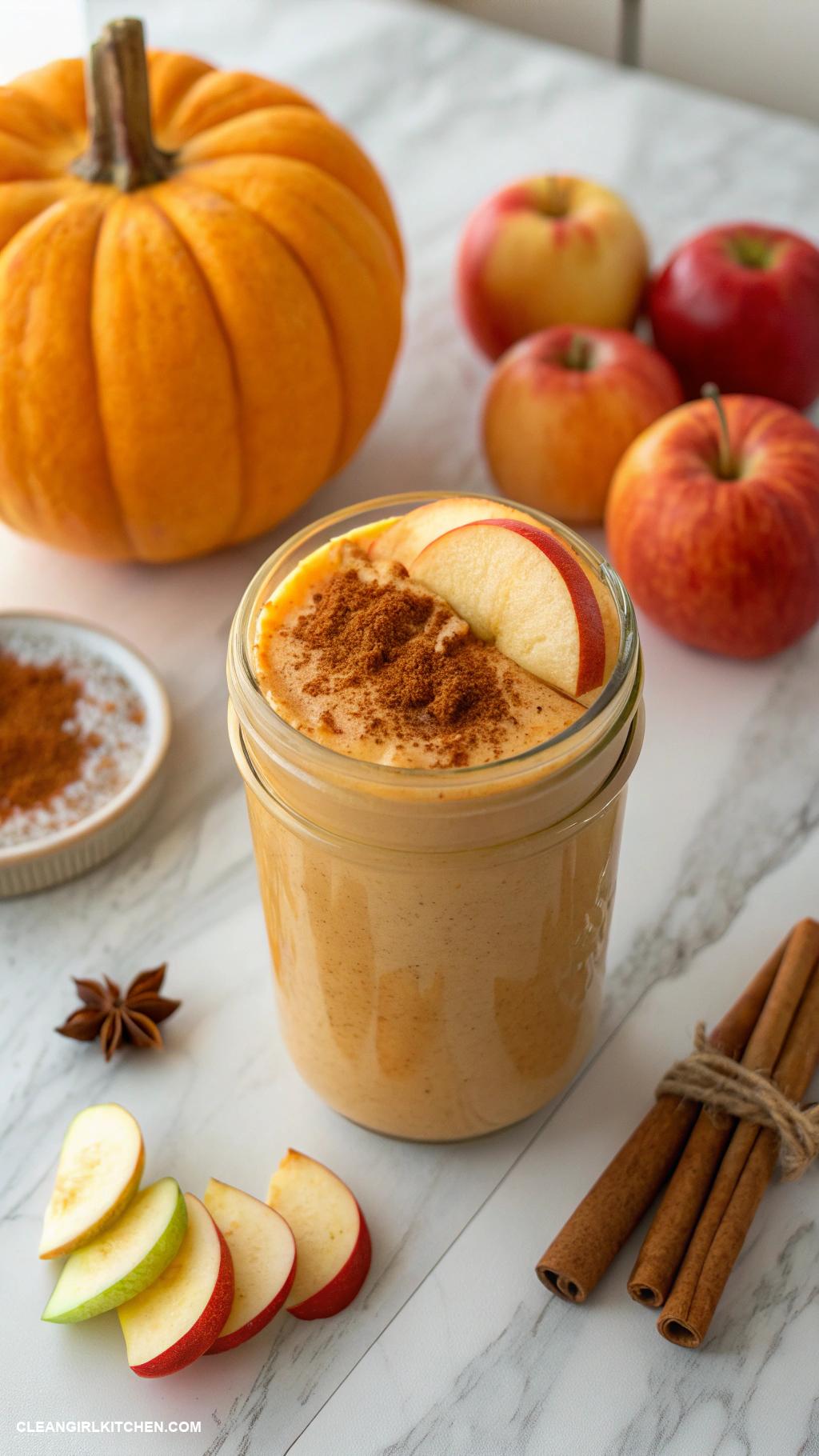 pumpkin smoothie recipes Pumpkin Apple Cinnamon Smoothie
