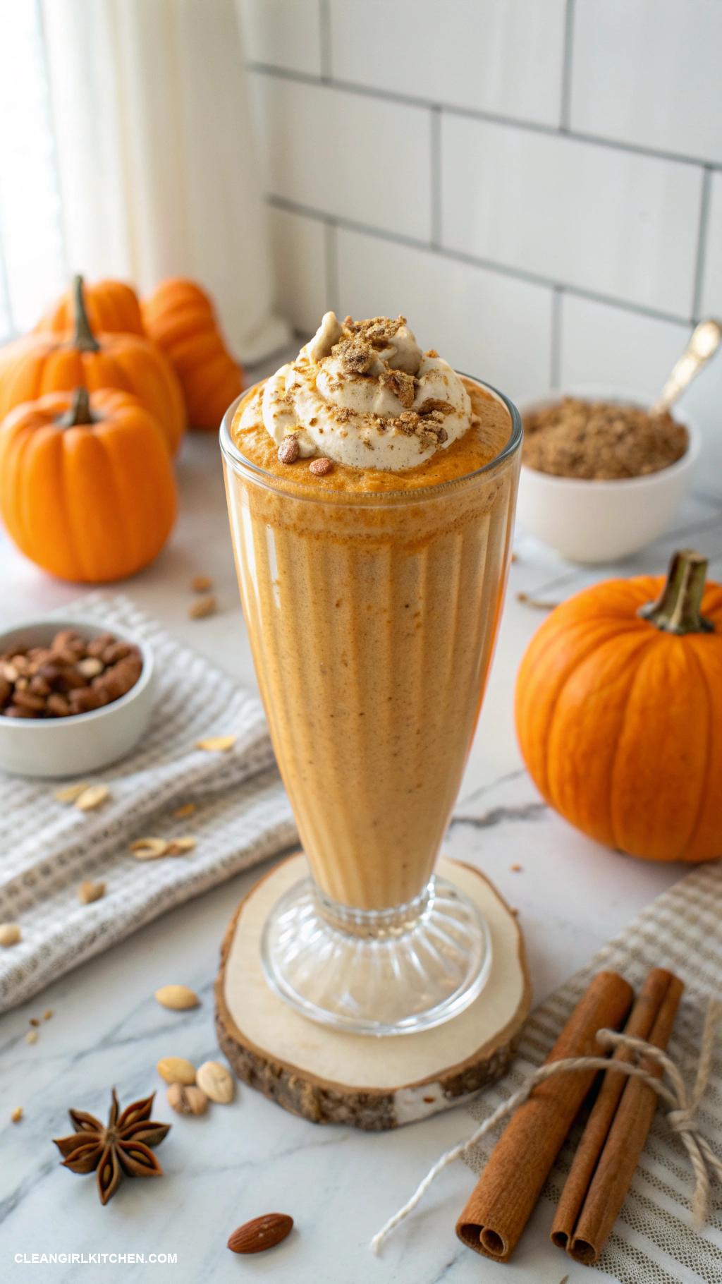 pumpkin smoothie recipes Pumpkin Nut Butter Smoothie