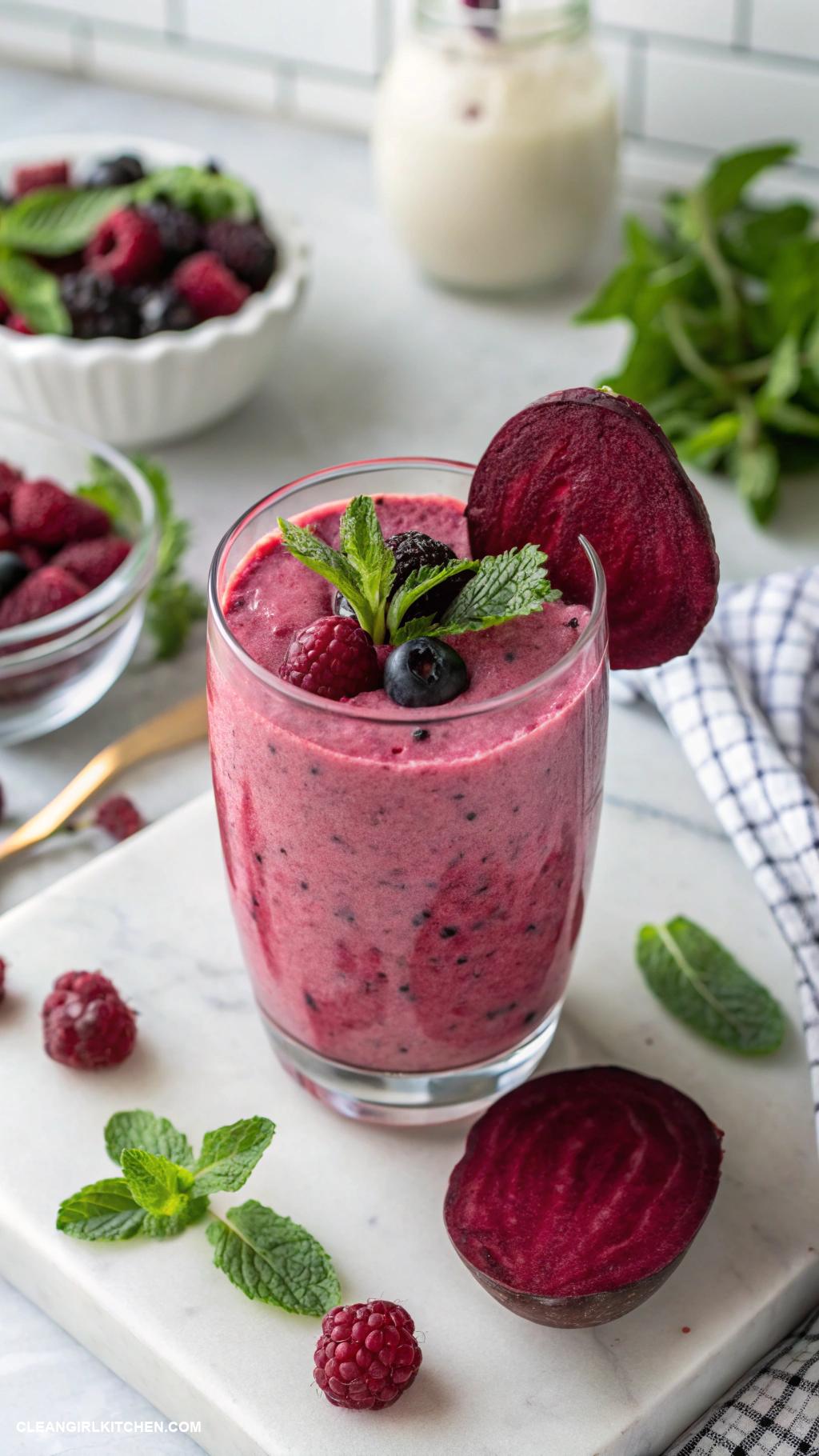 smoothies for losing weight Beet and Berry Smoothie