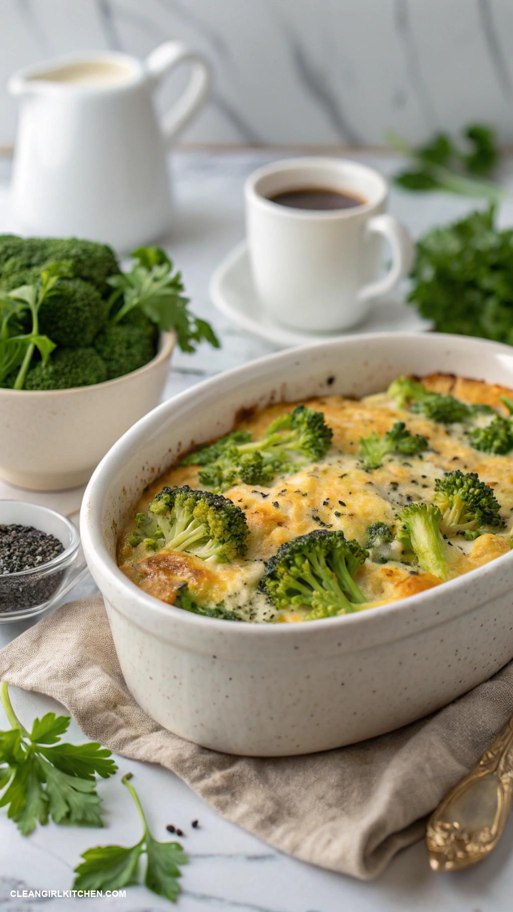 vegetarian breakfast casseroles Broccoli and Cheese Oatmeal Bake