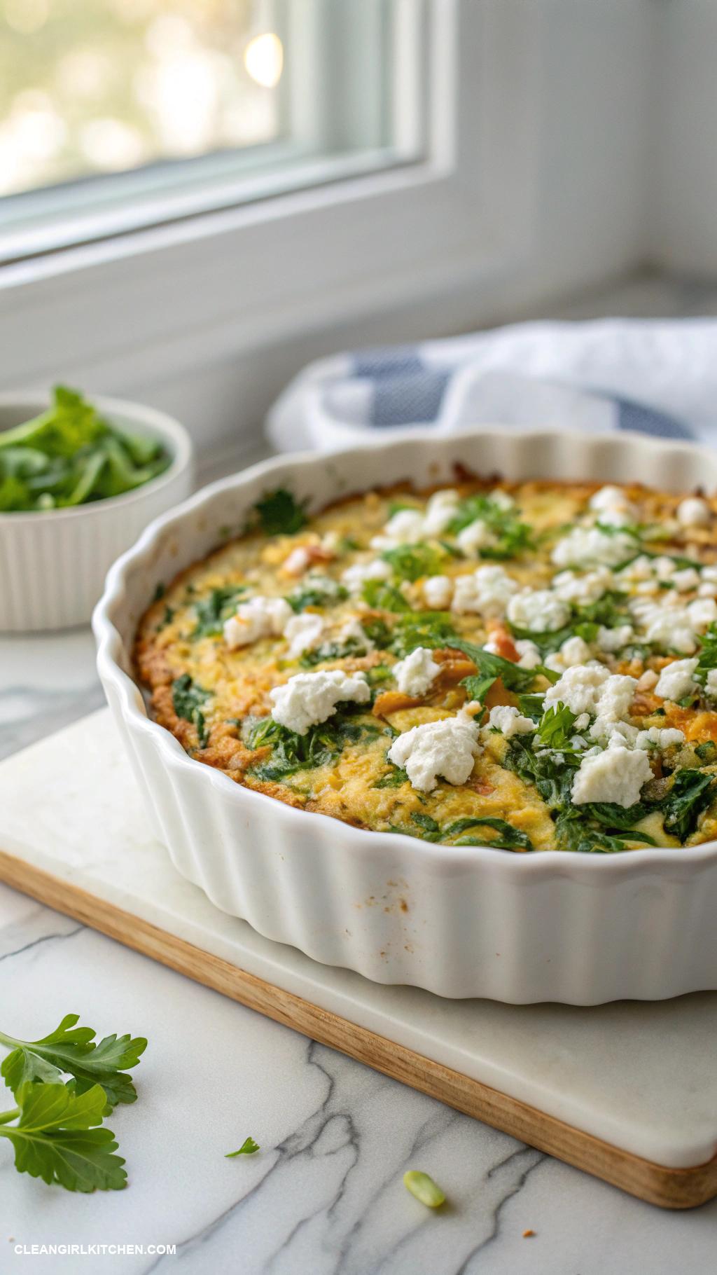 vegetarian breakfast casseroles Quinoa and Spinach Breakfast Casserole