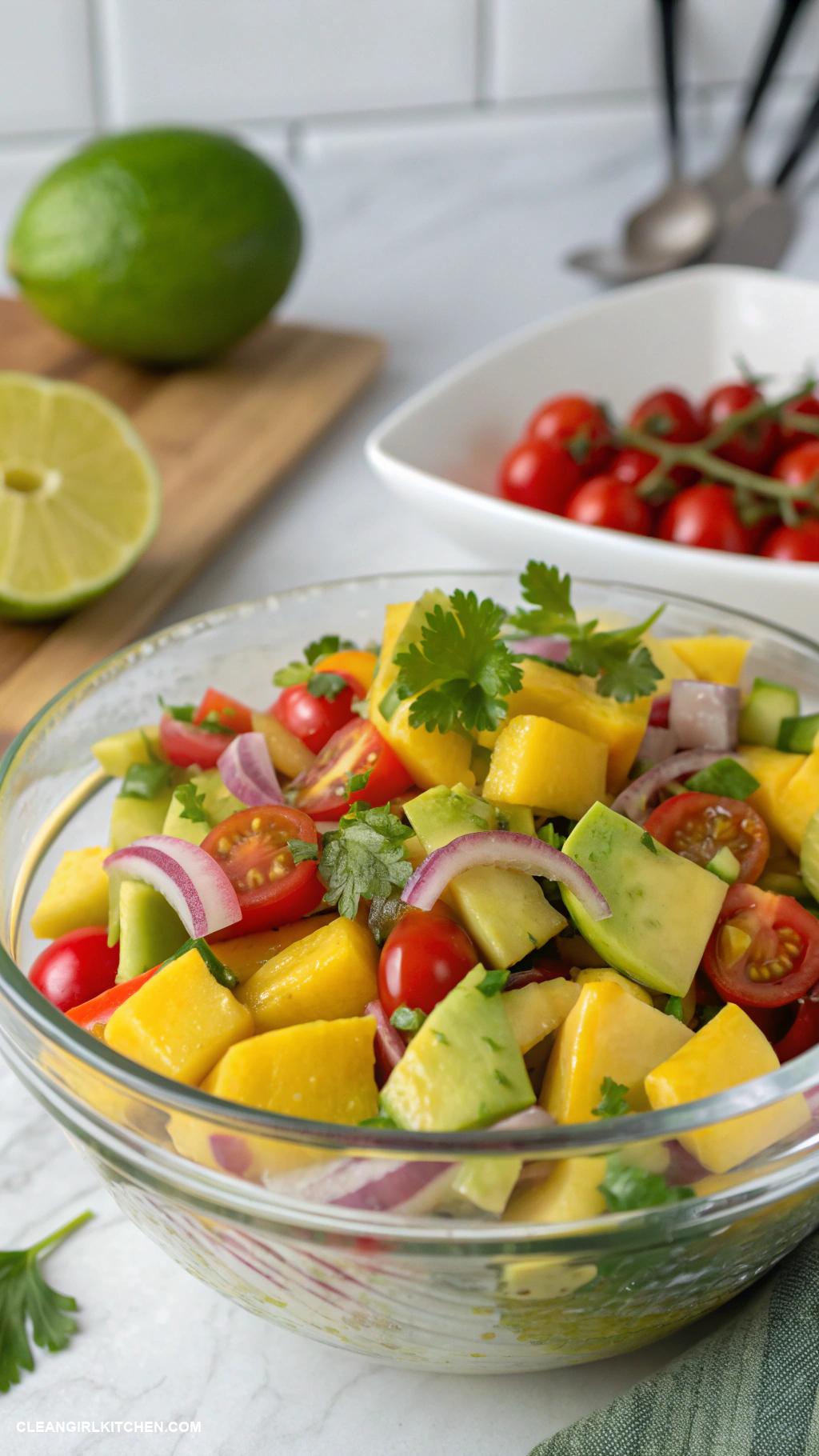 asian salads Filipino Ensaladang Mangga