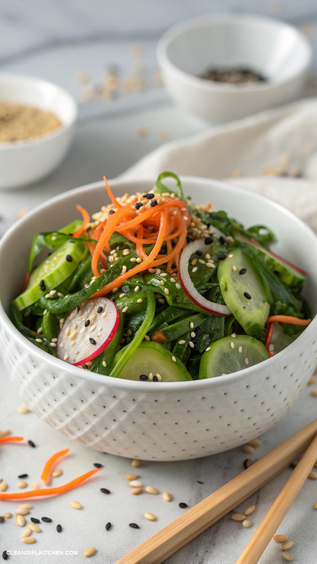 asian salads Japanese Seaweed Salad