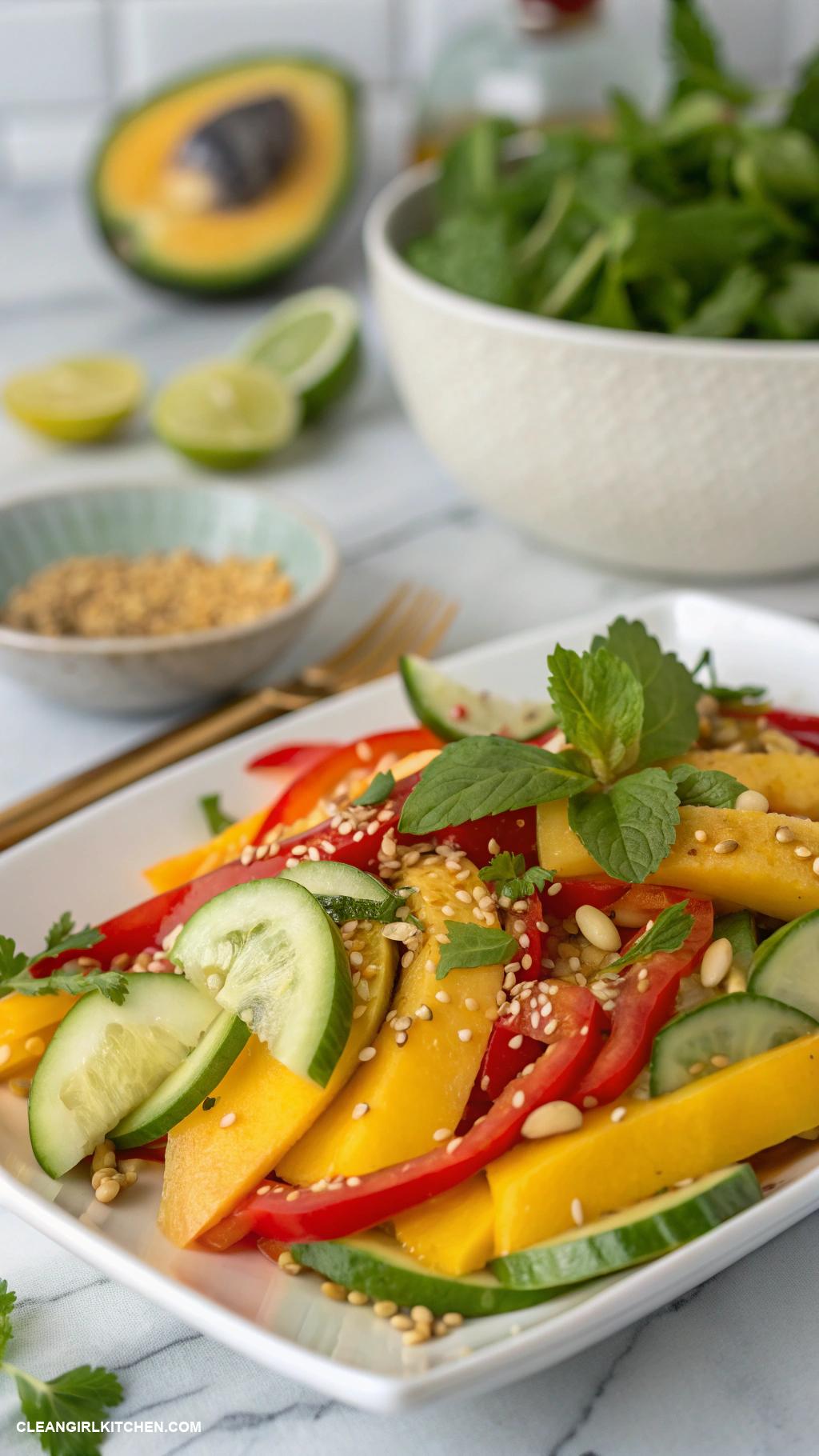 asian salads Malaysian Mango Salad